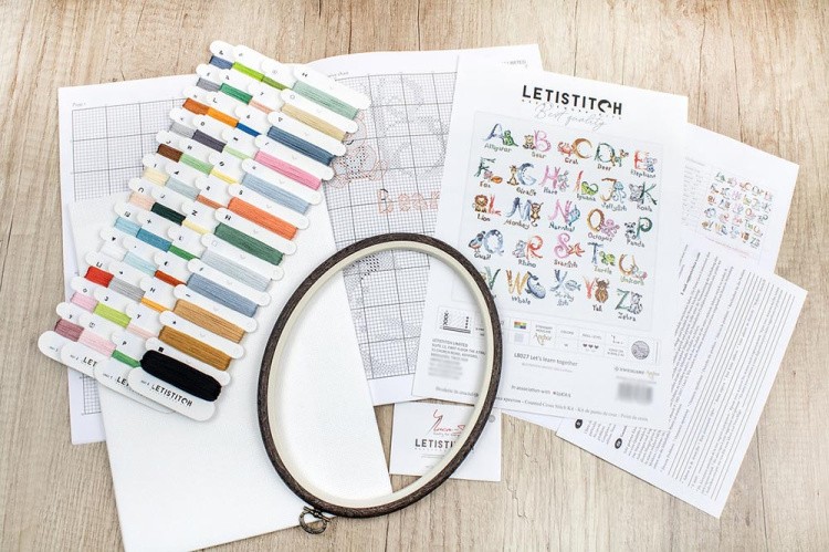 Набор для вышивания «Давайте учиться вместе» — картинка 2