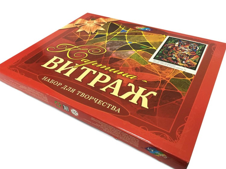 Витраж-раскраска «Букет магнолий» — картинка 7