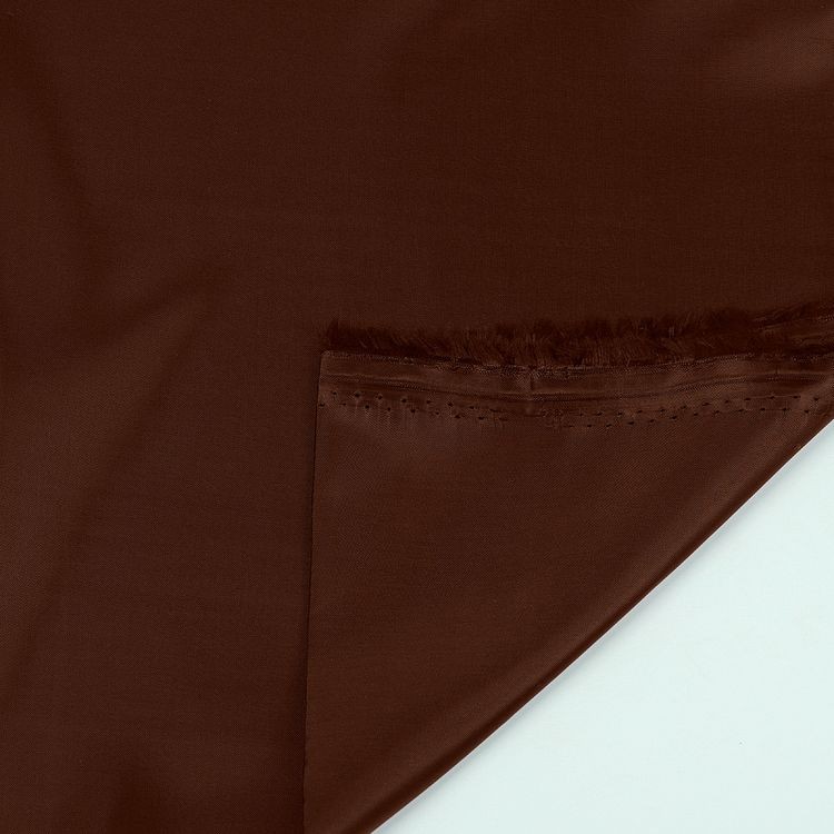 Ткань подкладочная Таффета, 10 м x 150 см, 70 г/м², цвет: коричневый, TBY — картинка 2