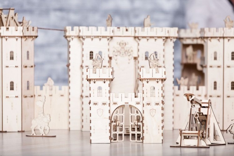 Конструктор из дерева «Большой средневековый замок», Playwood — картинка 6