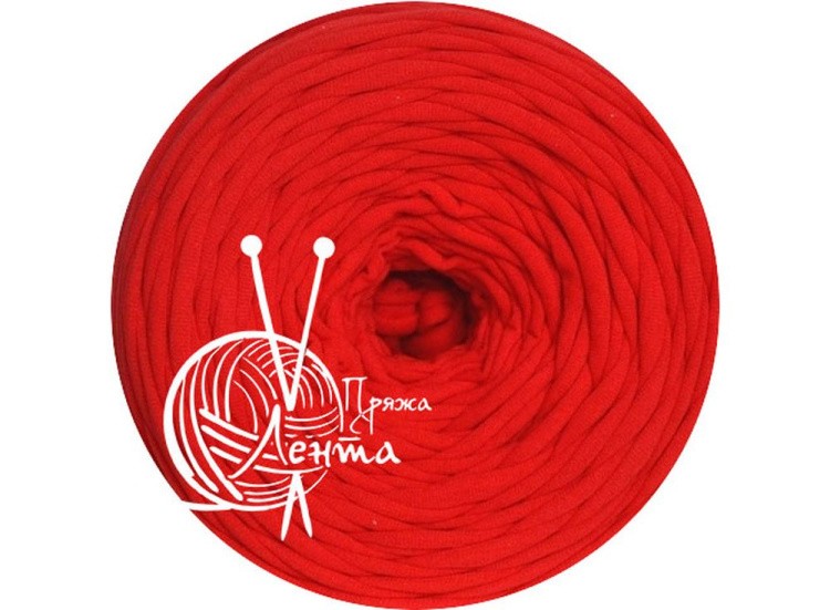 Пряжа Лента (красный) 330-380 г — картинка 2