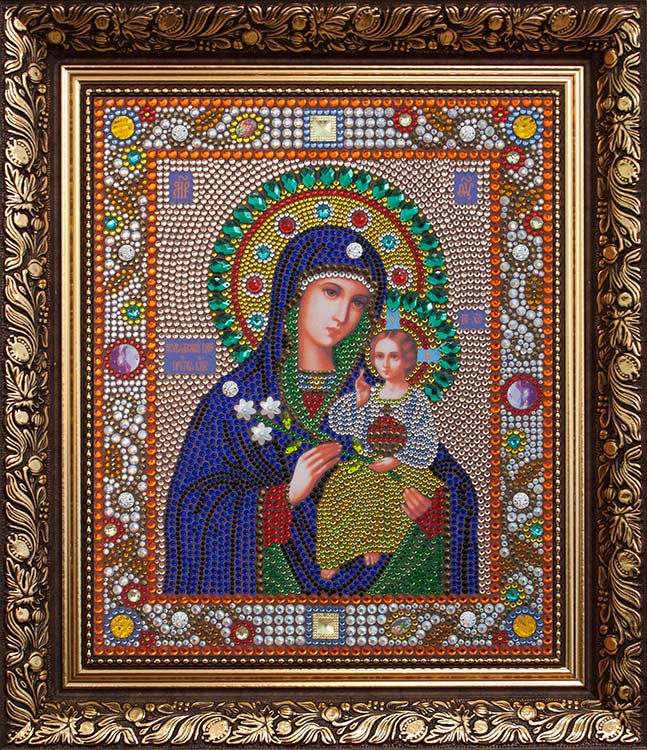 Термостразы «Икона Божией Матери Неувядаемый Цвет» — картинка 2