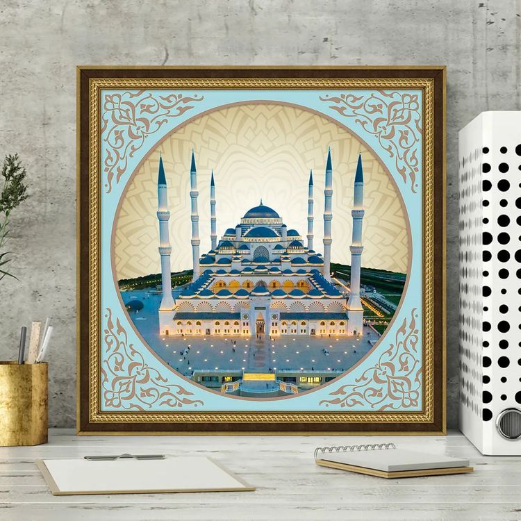 Алмазная вышивка «Мечеть Чалмыджа» — картинка 4