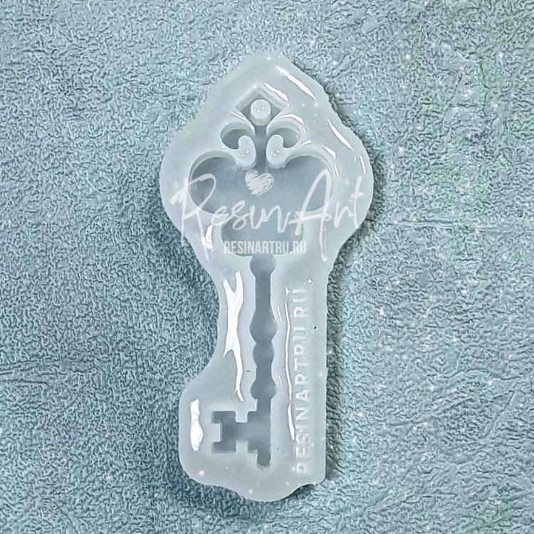 Елочная игрушка Ключик №1 - Силиконовый молд, ResinArt — картинка 2
