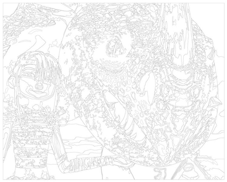 Картина по номерам «Арт дракона Злобного Змеевика Громгильда 3» — картинка 3