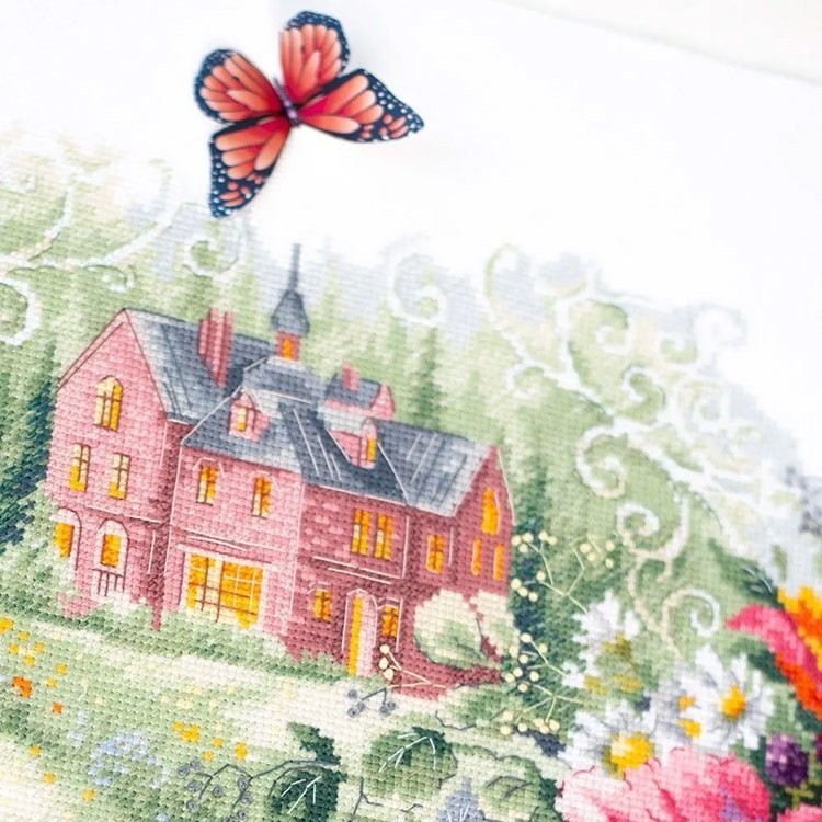 Набор для вышивания «Замок у леса» — картинка 6