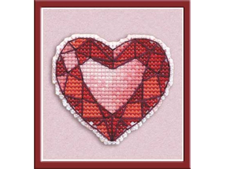 Набор для вышивания «Значок. Сердце» — картинка 2