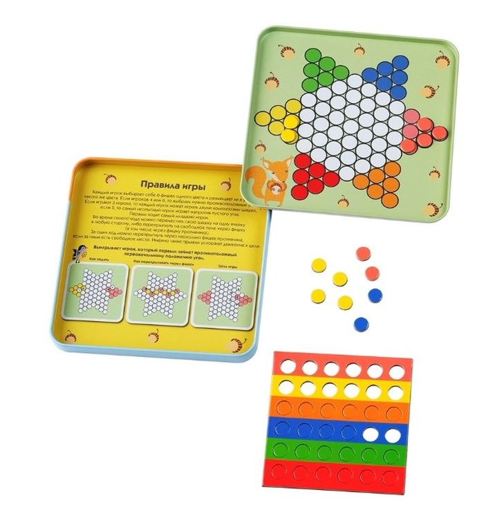 Магнитная игра «Китайские шашки» — картинка 4