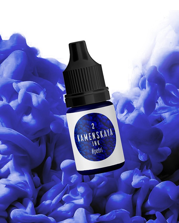 Краска для Петри Синее небо 5 мл, Kamenskaya Ink — картинка 2