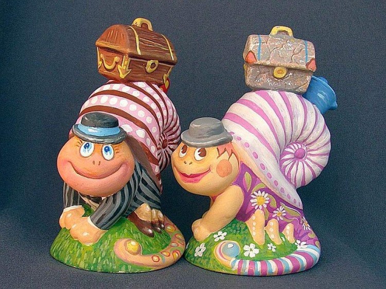 Фигурка для раскрашивания «Цветы и магия — Улитка» — картинка 6