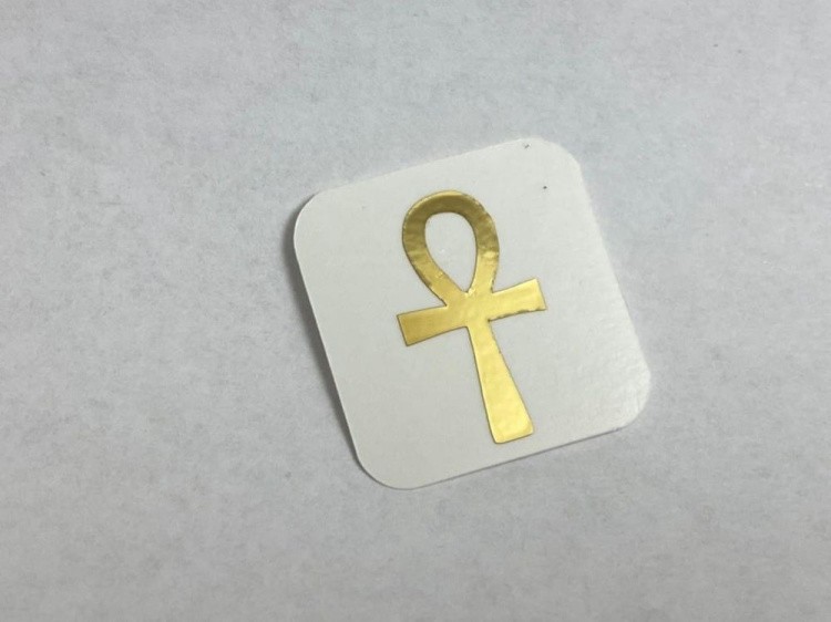 №44 Наклейка (золотые ) Sticker, Art Blong — картинка 2