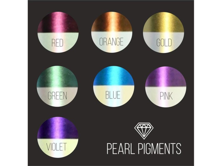 Пигмент минеральный красный (Red) 10 мл, CraftPigments Pearl — картинка 6