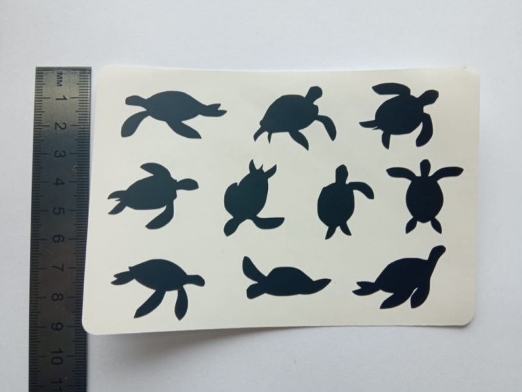 №916 Наклейка (Черные) Sticker, Art Blong — картинка 4