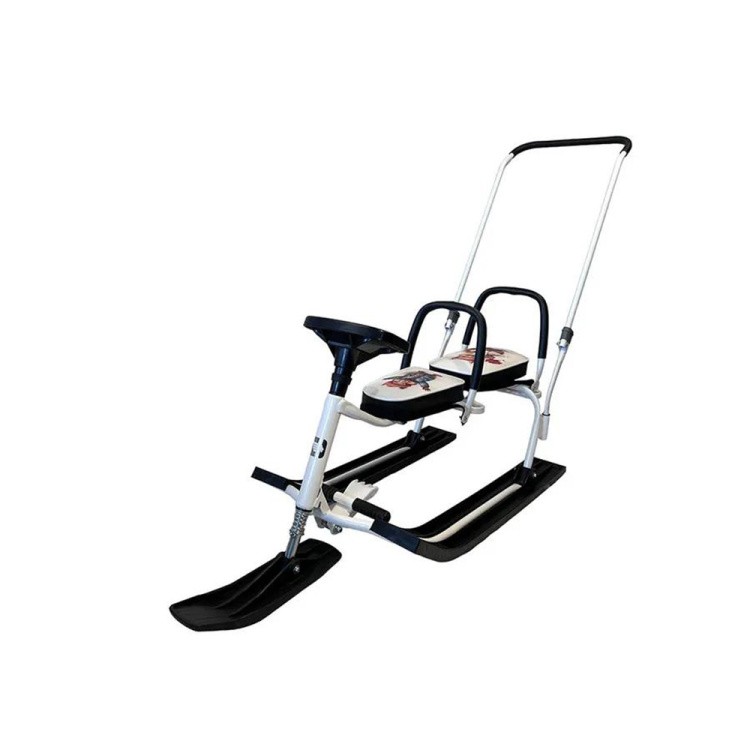 Снегокат детский 505 TWINS BABY PUSH для двоих со спинкой — картинка 7