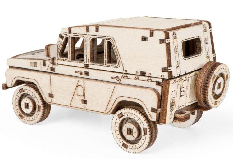 Деревянный конструктор «Внедорожник Алькор», Lemmo — картинка 4