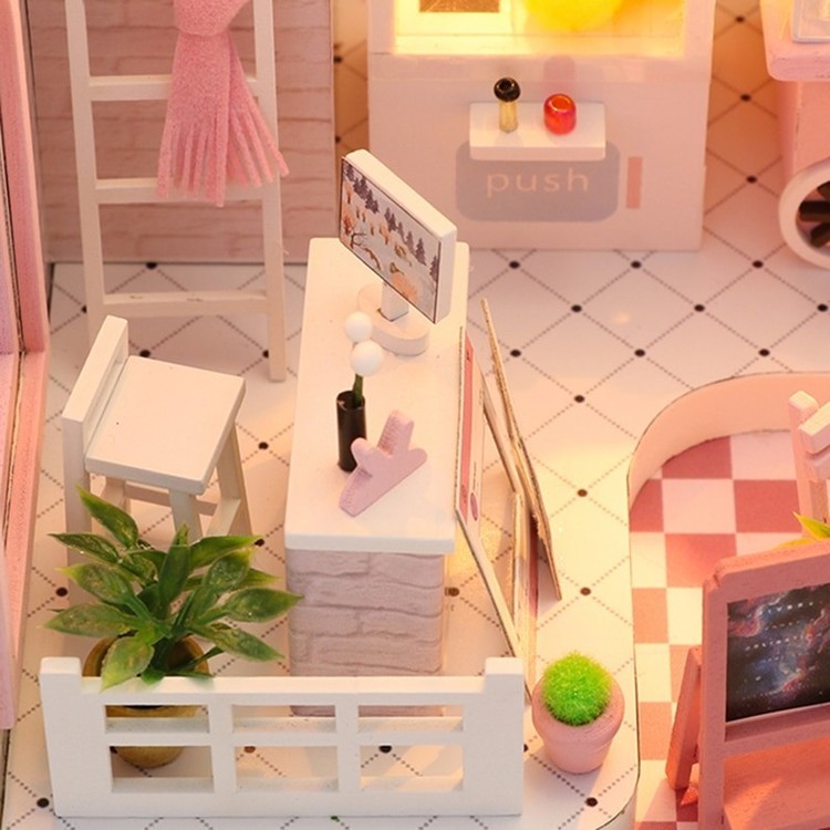 Сборная модель Румбокс. Миниатюрная комната с игрушечными автоматами — картинка 7