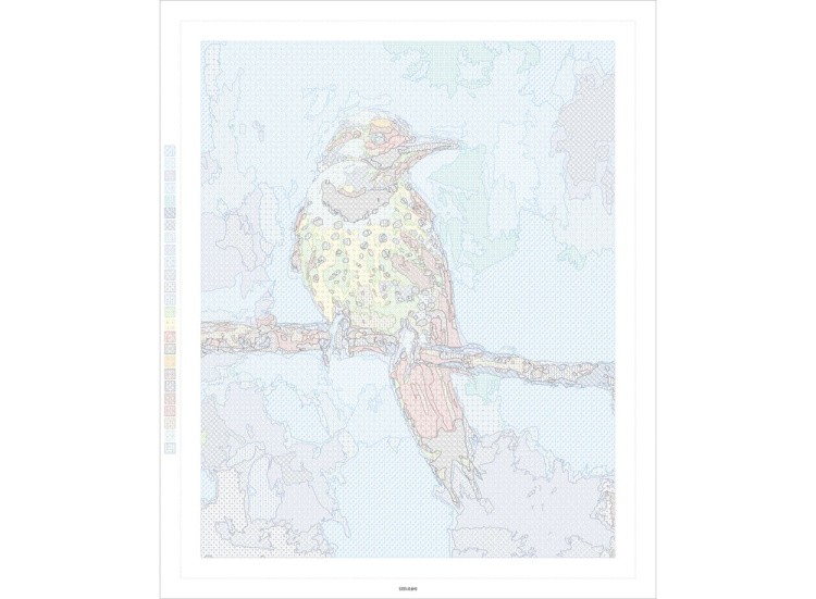 Картина по номерам «Птица» — картинка 3