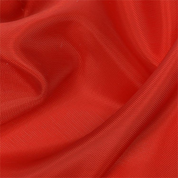 Ткань подкладочная Таффета, 10 м x 150 см, 70 г/м², цвет: красный, IDEAL