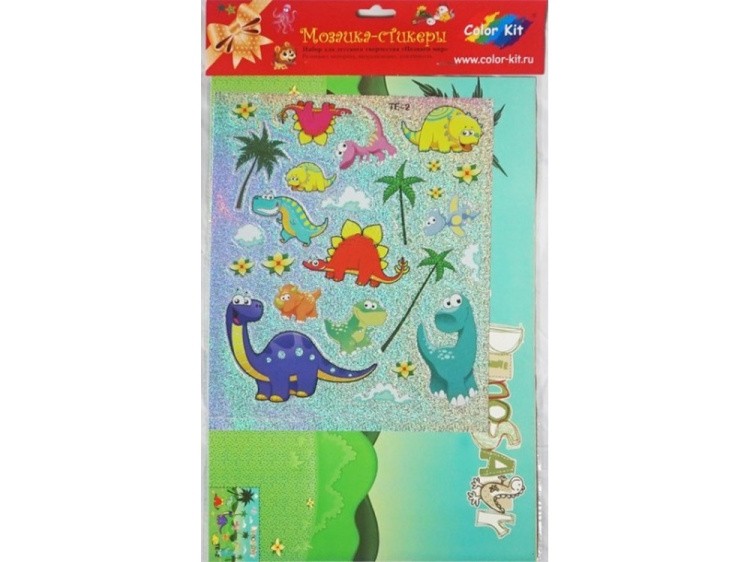 Мозаика из стикеров «Динозавры» — картинка 4