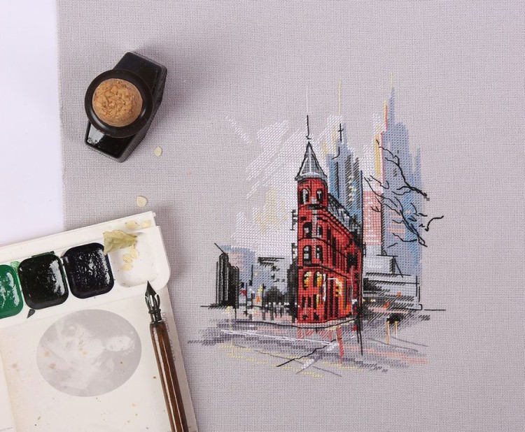 Набор для вышивания «Гудерхам-билдинг» — картинка 3