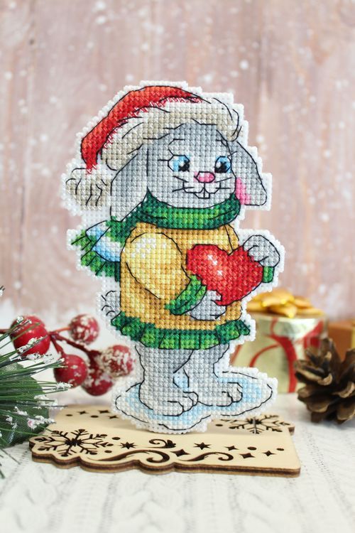 Набор для вышивания «Зайка с сердечком» — картинка 2