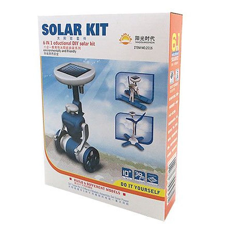 Игрушка-конструктор на солнечных батареях «Инопланетянин Трансформер» — картинка 4