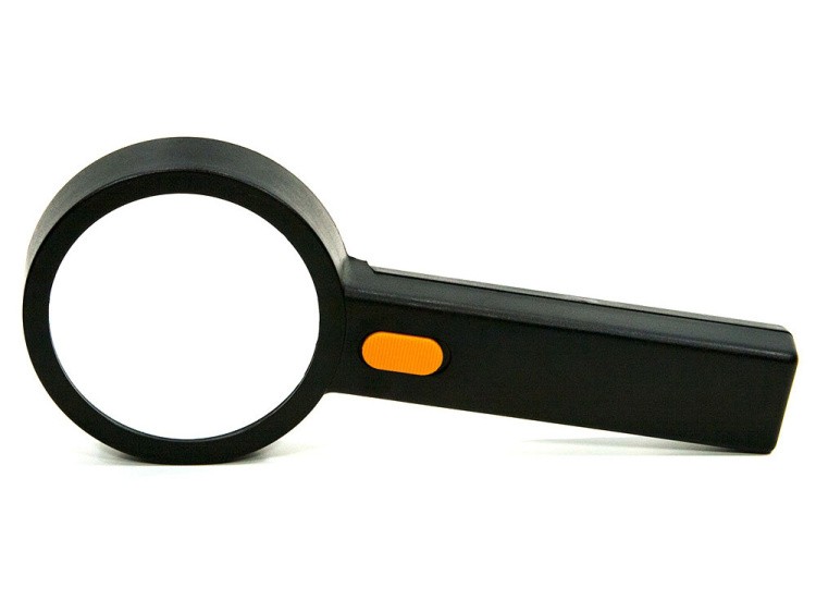 Лупа ручная 2х/6х с подсветкой — картинка 2
