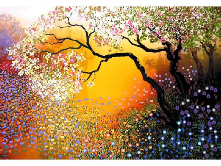 Набор вышивки бисером «Туманное утро. Т.Дюббельман» — картинка 2