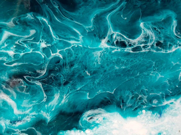 Набор для создания часов эпоксидной смолой Море, Art Blong — картинка 7