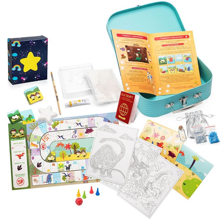 Чемоданчик с развлечениями «Путешествие к динозаврам» — картинка 3