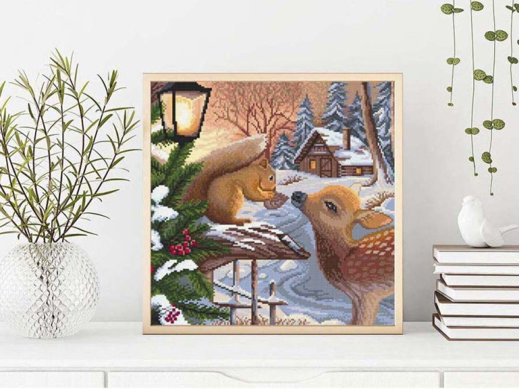 Алмазная вышивка «Давай дружить» — картинка 3