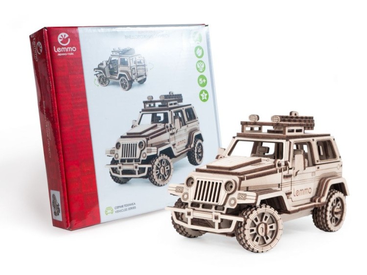 Конструктор из дерева «Внедорожник Трикс», Lemmo — картинка 6