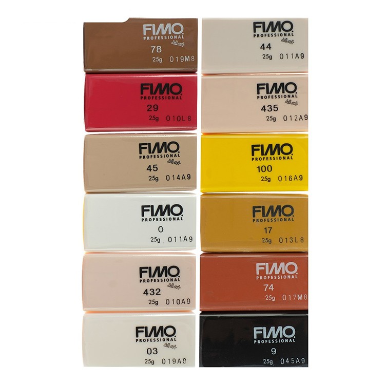 FIMO professional doll art набор из 12-ти блоков по 25 г — картинка 4