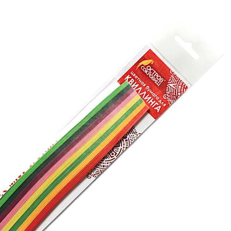 Бумага для квиллинга «Цветочный луг», 8 цв., 200 полос, 3х300 мм — картинка 3