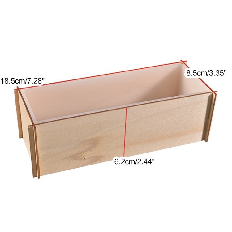 Силиконовый молд - Объемный прямоугольник, 18x8см 1 шт. — картинка 2