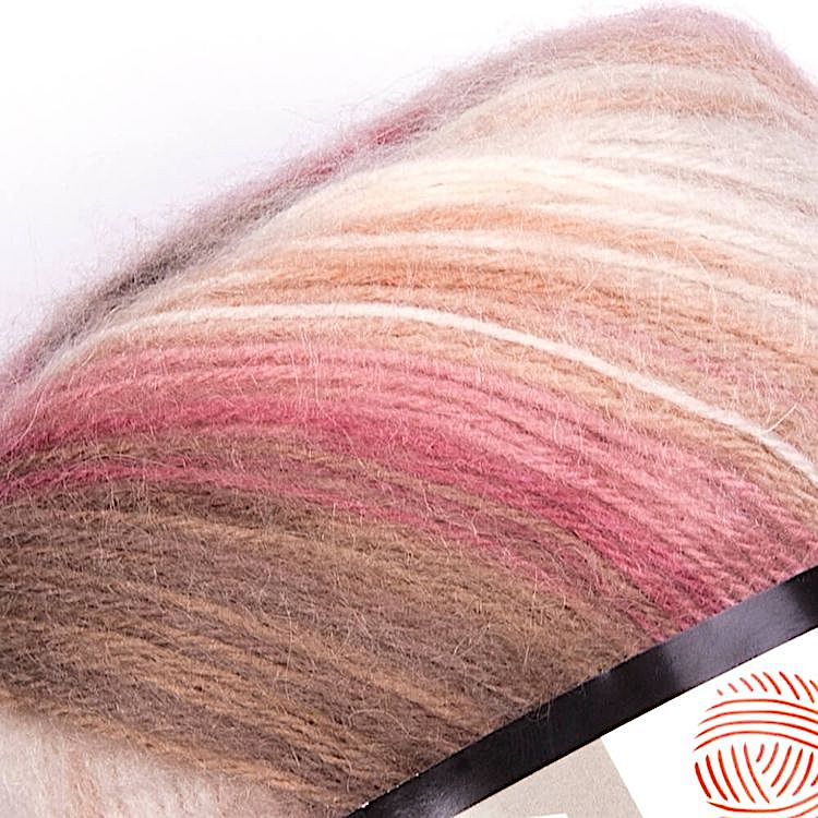 Пряжа YarnArt Angora Active (853), мультиколор, 5 шт. по 100 г — картинка 2