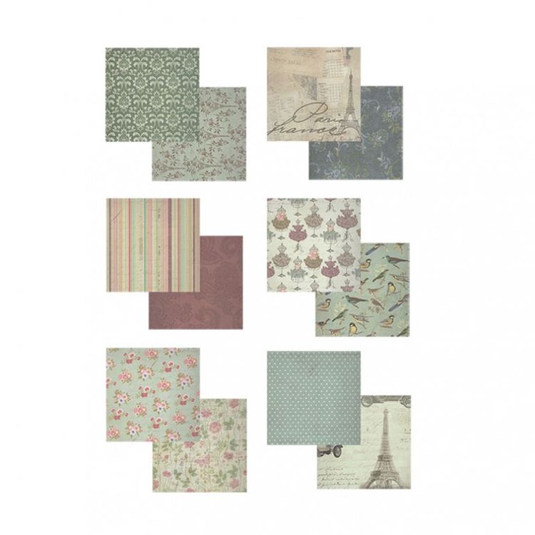 Набор бумаги для скрапбукинга «Модерн» 30,5x30,5 см — картинка 21