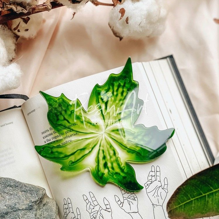 Подстаканник Лист плюща - Силиконовый молд, ResinArt — картинка 2