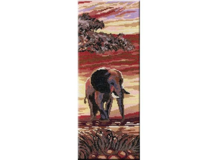 Набор для вышивания «Триптих «Слоны» 3 часть»