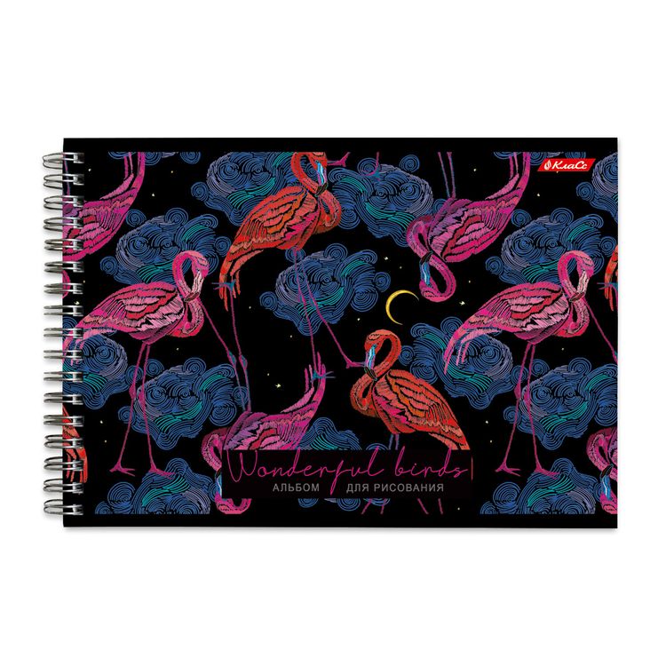 Альбом для рисования «Эдем», мат. ламинация, 100 г/м2, A4, на гребне, 4 альбома по 40 л., SVETOCH — картинка 3