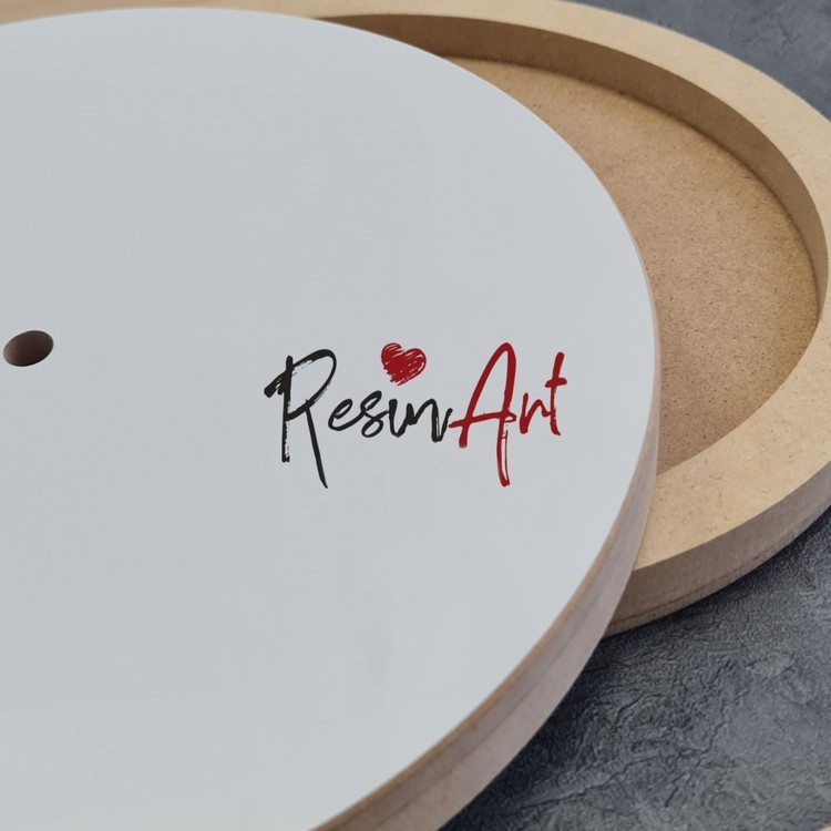 Набор №24 для создания часов на подрамнике 1,6 см (с ламинацией) d 40 см — картинка 2