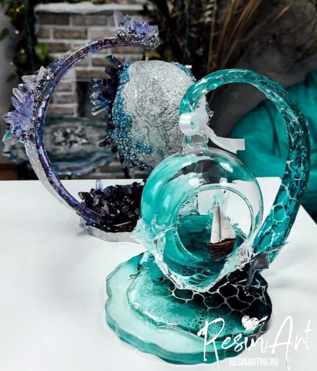 Декоративный подвес (30 см) - Силиконовый молд — картинка 7