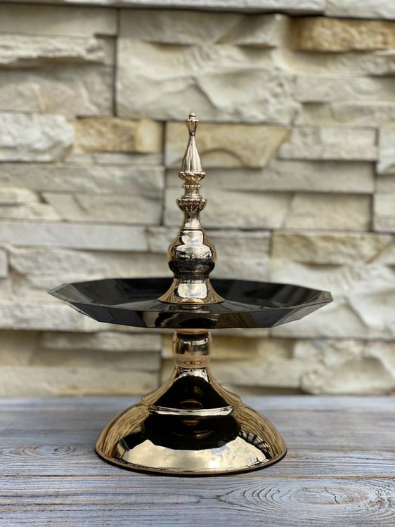 Фурнитура для фруктовницы «Аврора»,золотая, 25 см — картинка 3