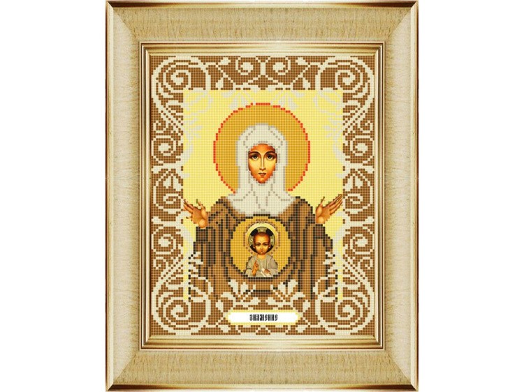 Рисунок на ткани «Богородица Знамение» — картинка 2