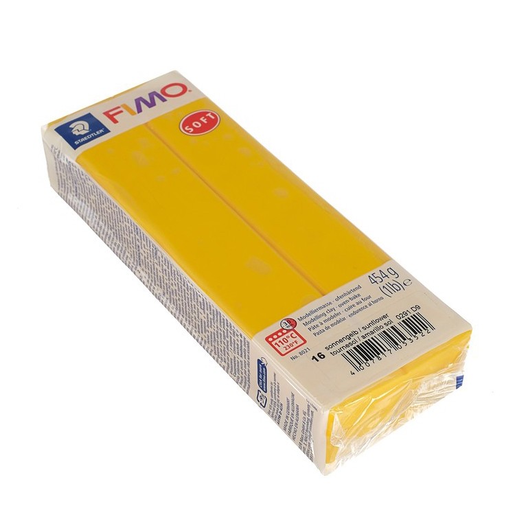 FIMO Soft, цвет: 16 жёлтый, 454 г — картинка 3