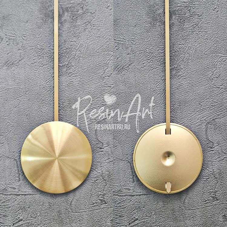 Часовой механизм с маятником (Германия), ResinArt — картинка 3