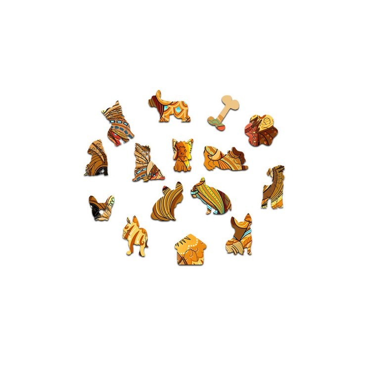 Деревянные пазлы «Йоркширский Терьер L», Woodbests — картинка 4