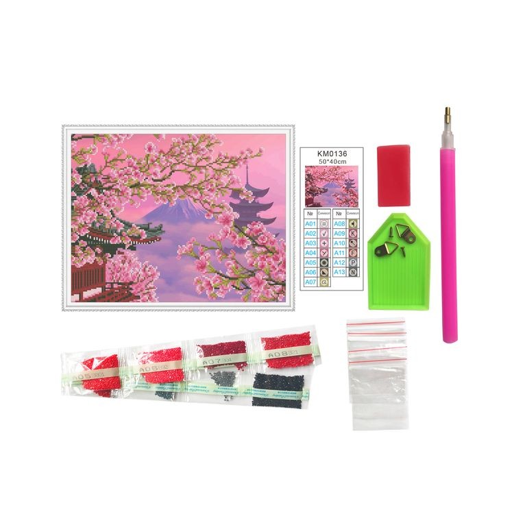 Алмазная вышивка «Фудзияма» — картинка 2