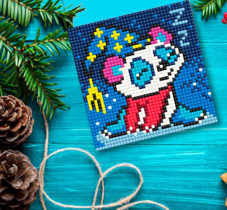 Алмазная вышивка «Панда» (на магнитной основе) — картинка 2