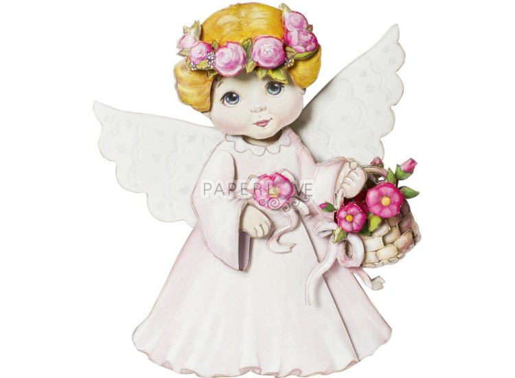 Папертоль «Ангел в розовом» — картинка 3